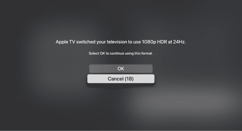 Apple TV - Video/Audio HDR